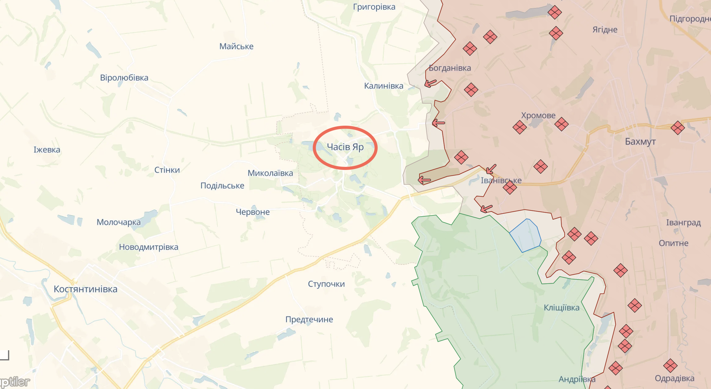 В ГУР заявили об угрозе "падения" Часового Яра. Что будет значить для ВСУ потеря города